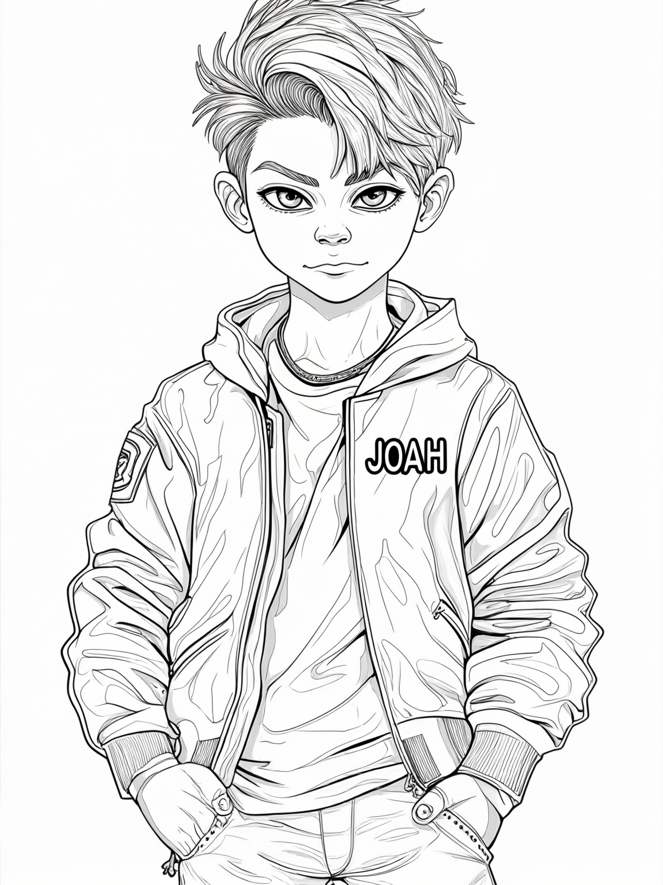 Cool Boys Coloring Pages - Cool Coloring Pages