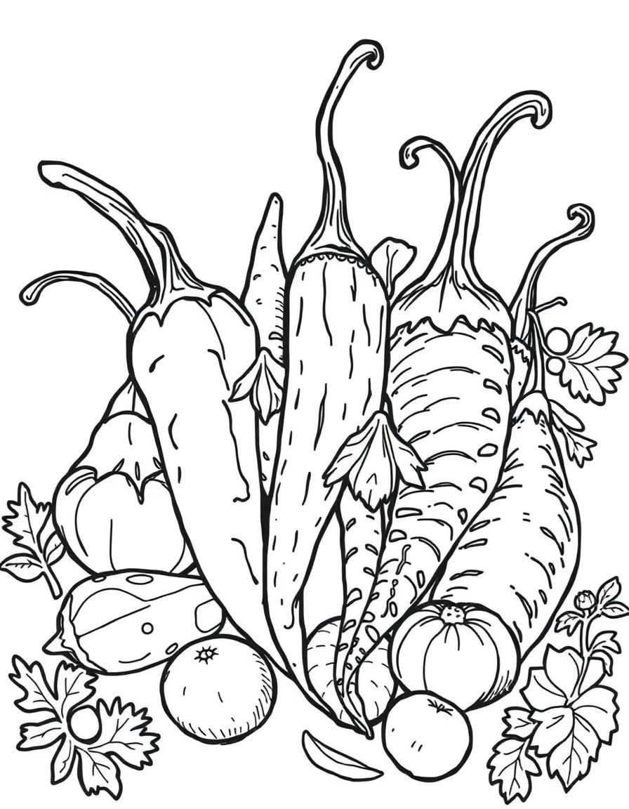 Colorful curry spices