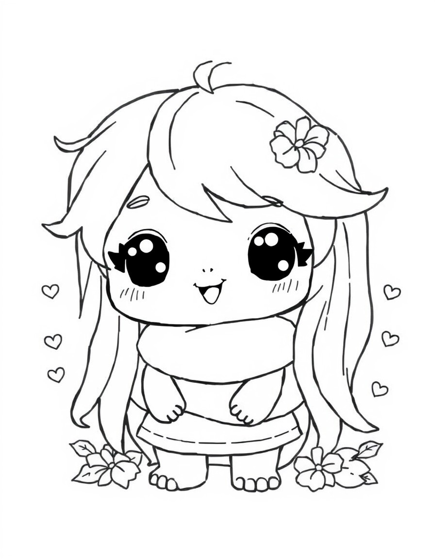 avec des personnage kawai