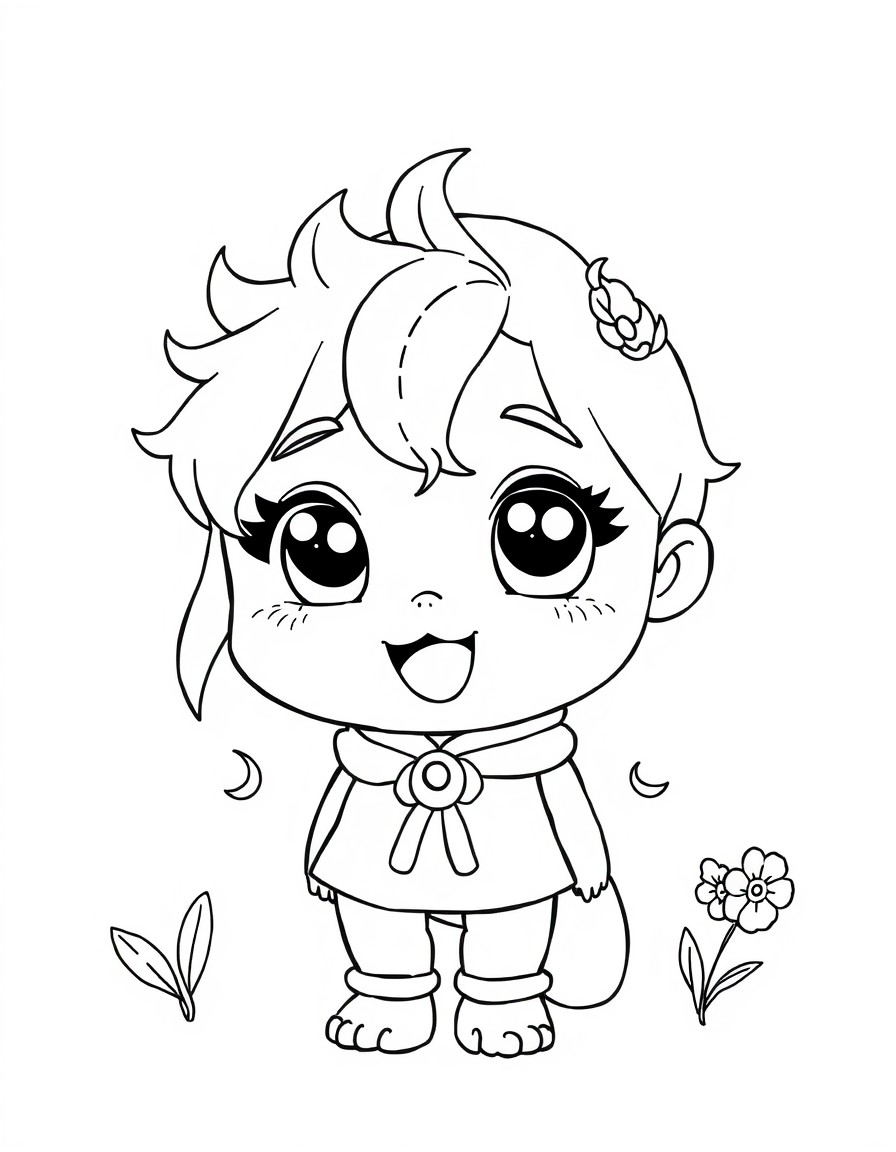 avec des personnage kawai