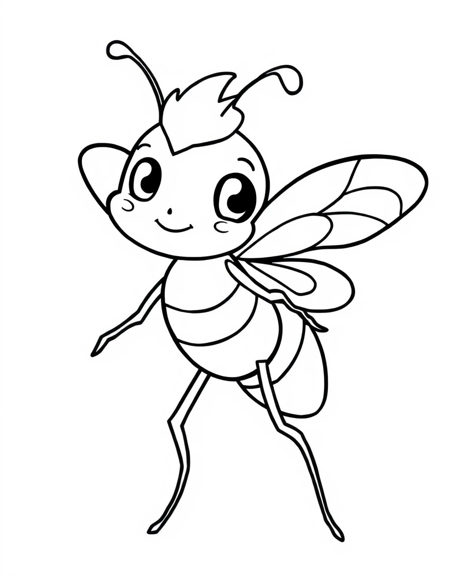 Cute firefly goes on adventures and meets friends always helping everyone in someway