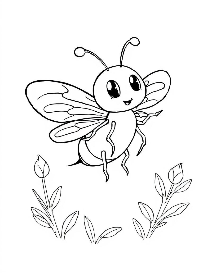 Cute firefly goes on adventures and meets friends always helping everyone in someway