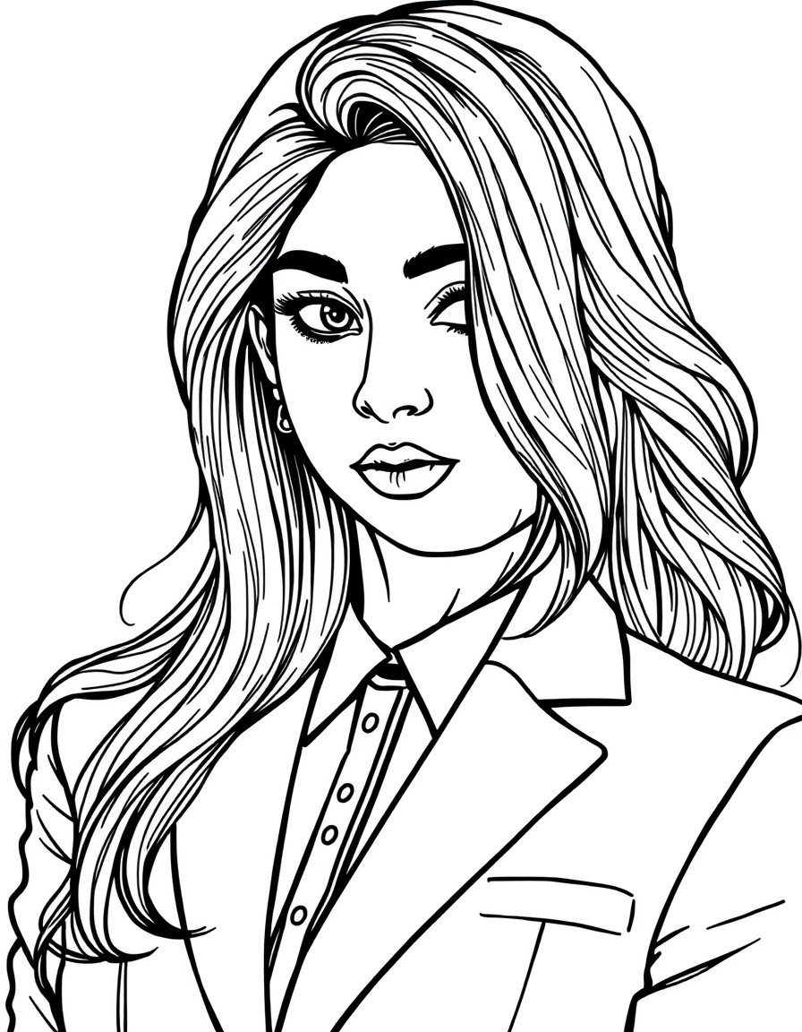 a beautiful Pakistani woman I knew was thereblack hair cascading over a tailored suit. She asked if I wanted to join her for dinner