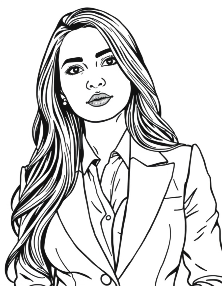 a beautiful Pakistani woman I knew was thereblack hair cascading over a tailored suit. She asked if I wanted to join her for dinner