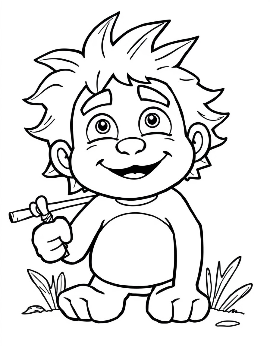 Create a jerry with a stick