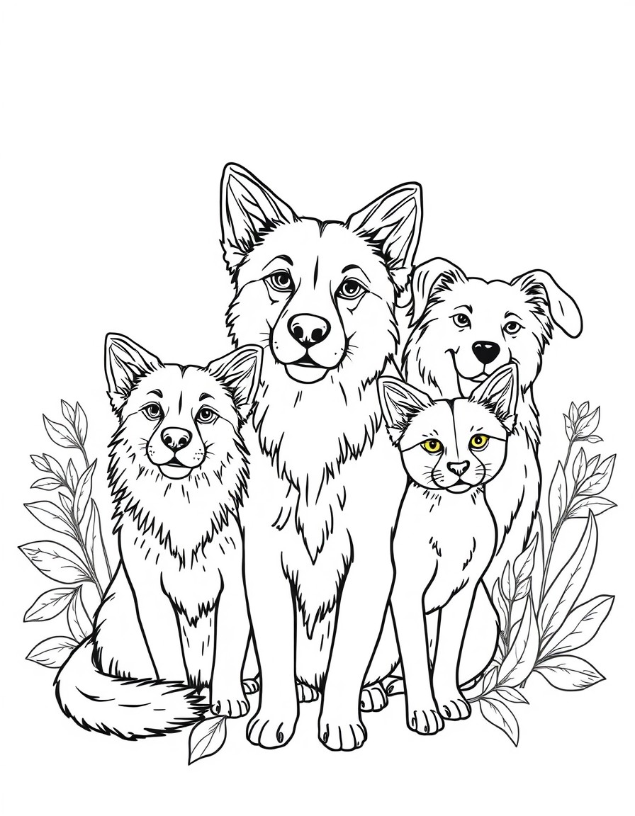 the same as last time just switch the current animals with cats and dogs