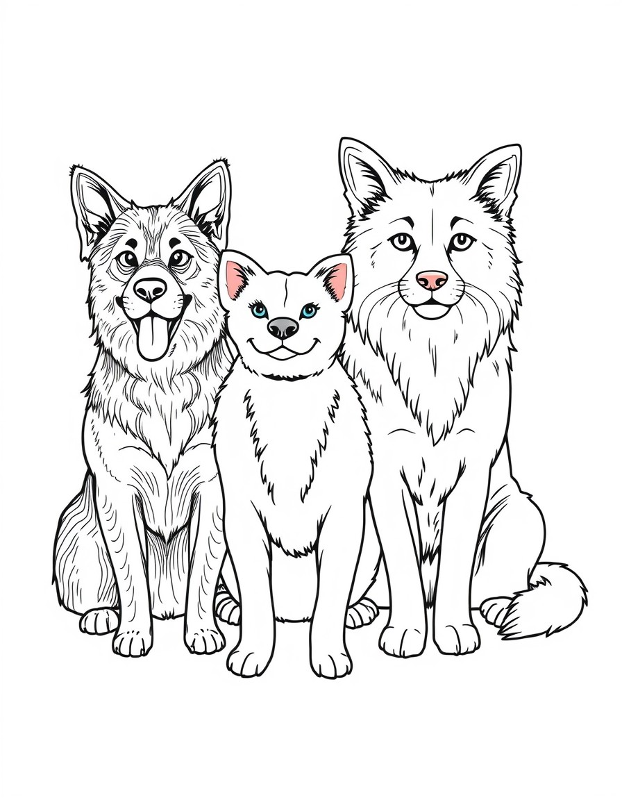 the same as last time just switch the current animals with cats and dogs