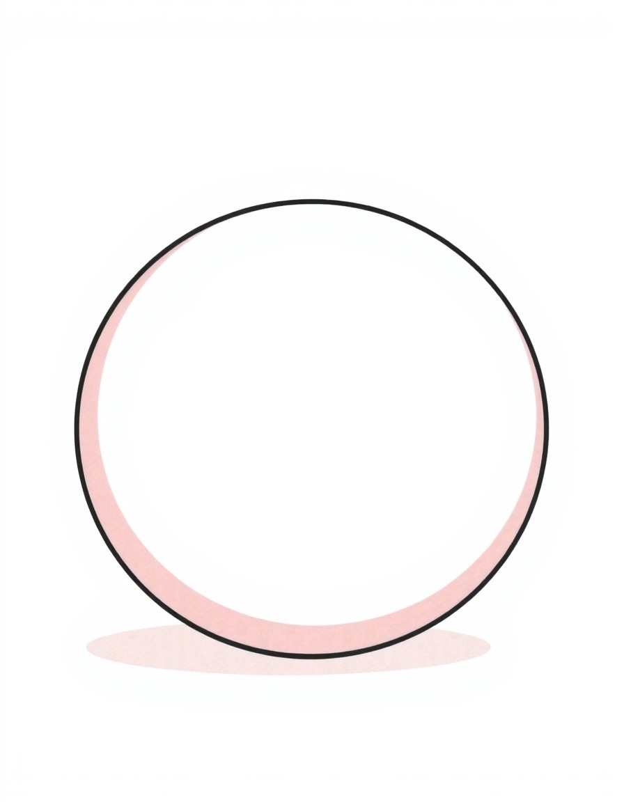 Create a simple, clear, and colorful illustration of a red ball on a white background. The ball should be round, with smooth edges, and easily recognizable to young children. The illustration should h