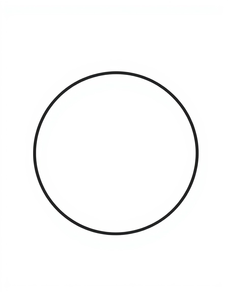 Create a simple, clear, and colorful illustration of a Ball that is easy for young children to recognize. The Ball should be the central focus, with smooth edges and a friendly, cartoonish aesthetic.