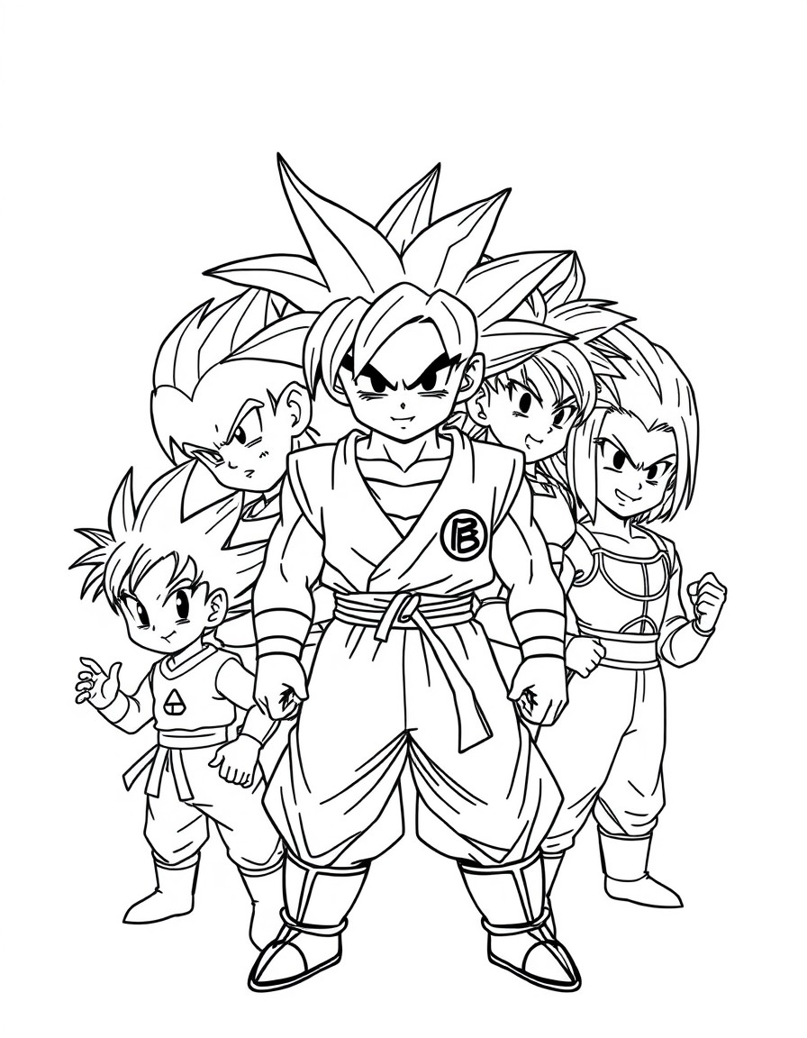 dragon ball z all main caracters