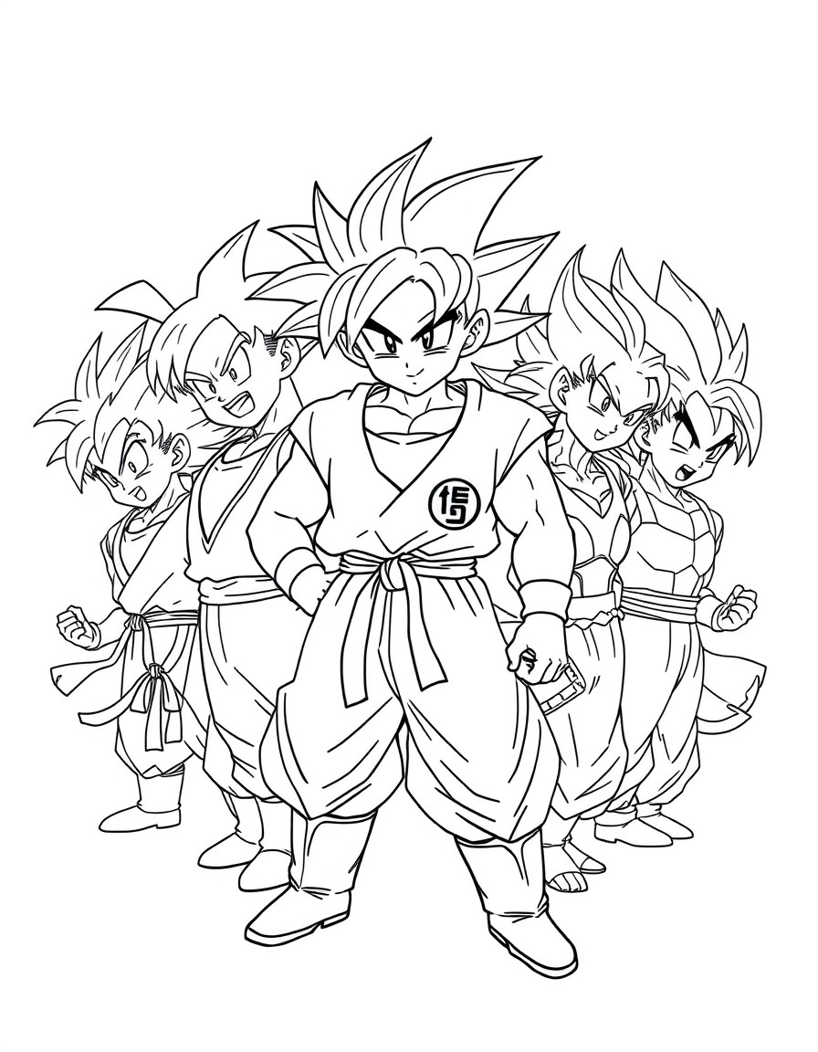 dragon ball z all main caracters