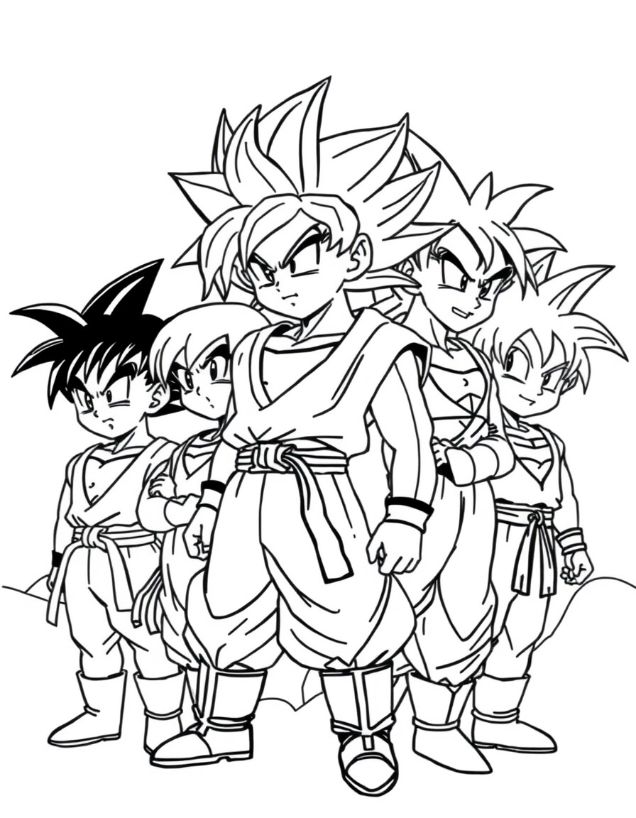 dragon ball z all main caracters