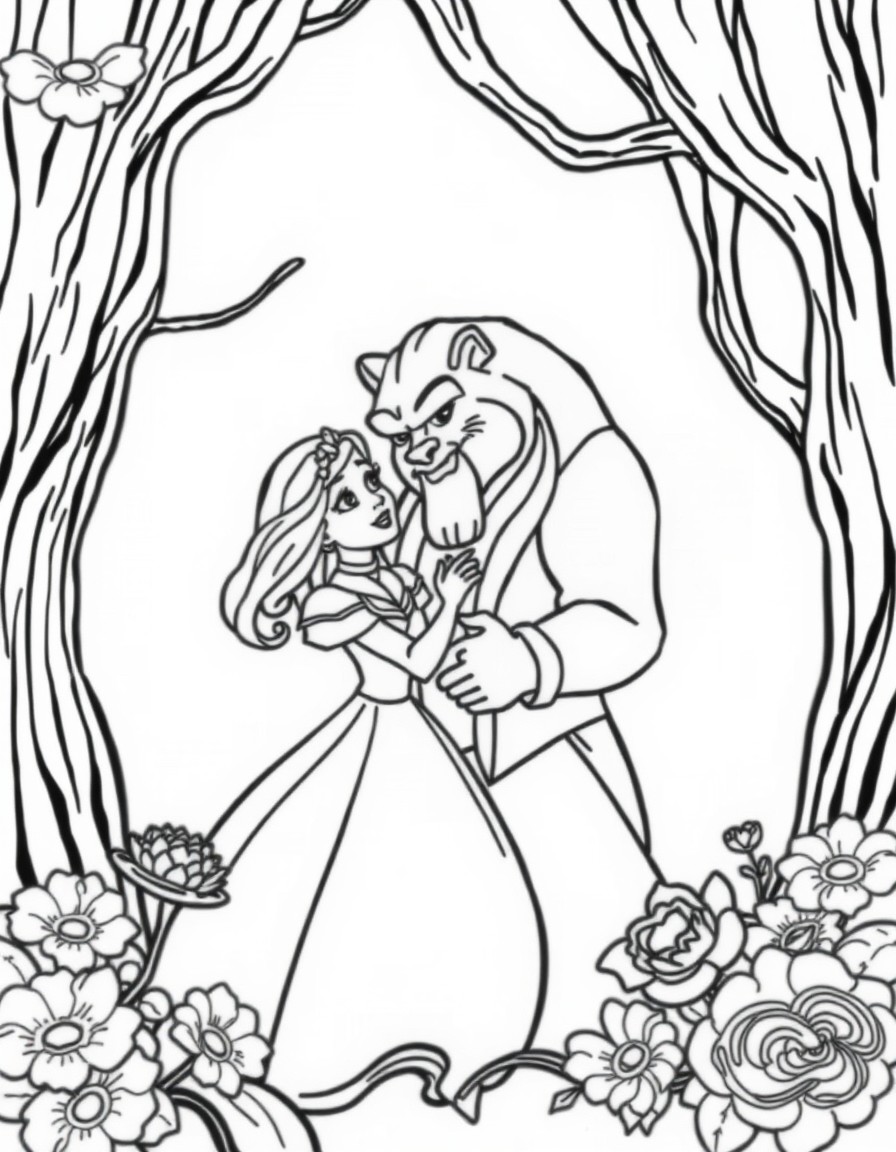 create beauty and the beast book cover