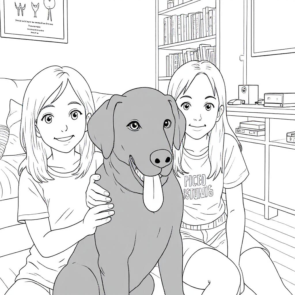 Make this a high-quality black and white COLORING PAGE with white background, only black lines, NO big gray areas, and clear, thick bold outlines, well-defined shapes, and clean edges. Remove all shad