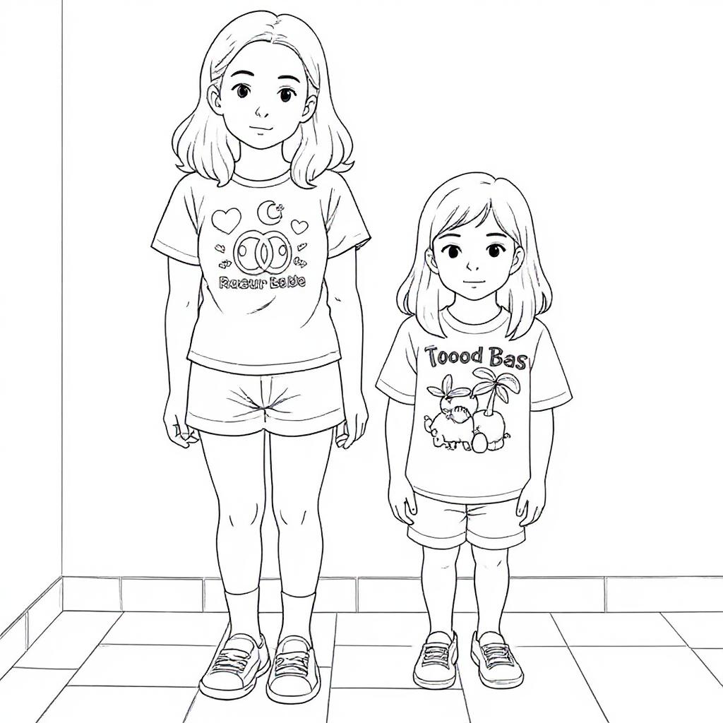 Make this a high-quality black and white COLORING PAGE with white background, only black lines, NO big gray areas, and clear, thick bold outlines, well-defined shapes, and clean edges. Remove all shad