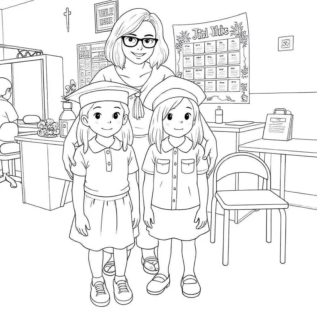 Make this a high-quality black and white COLORING PAGE with white background, only black lines, NO big gray areas, and clear, thick bold outlines, well-defined shapes, and clean edges. Remove all shad