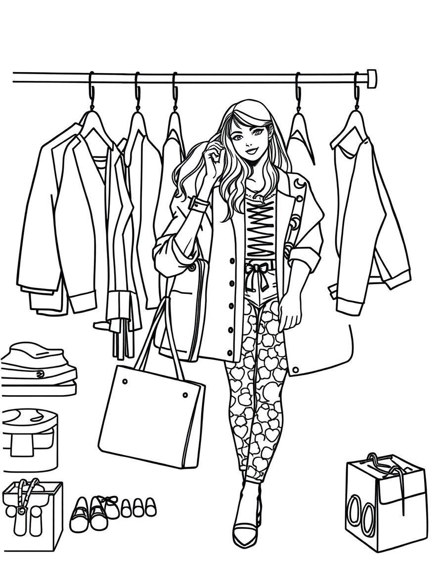 women clothes shopping