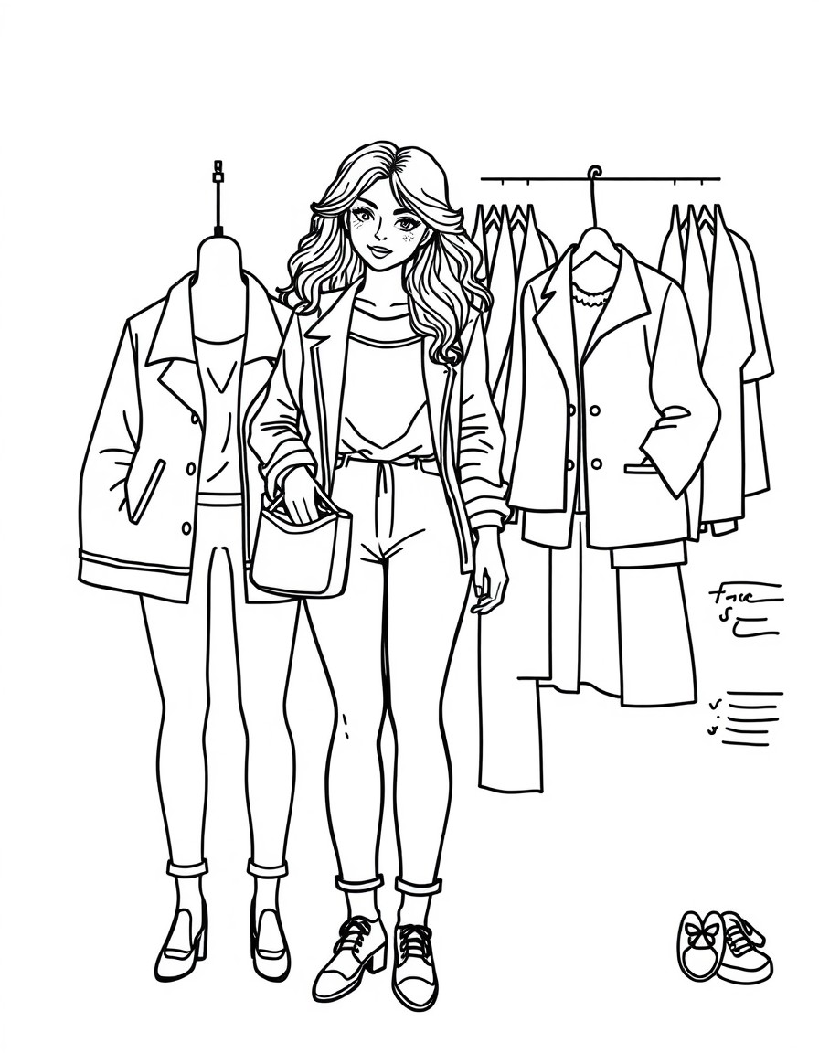 women clothes shopping