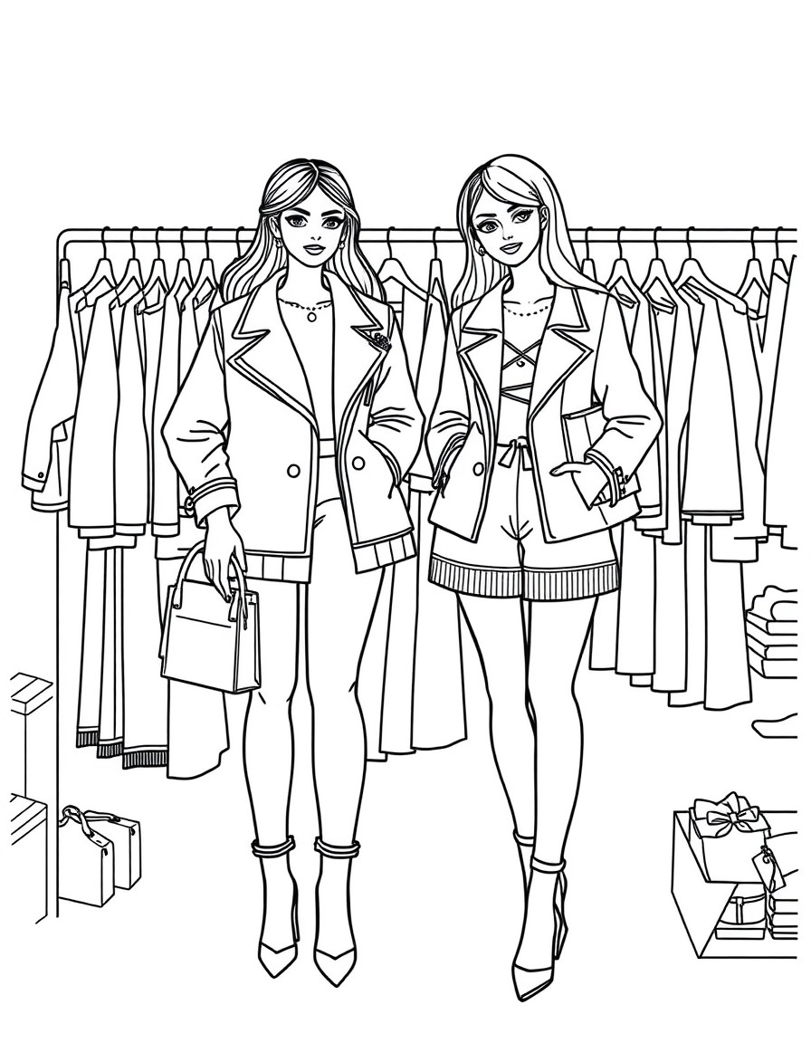 women clothes shopping