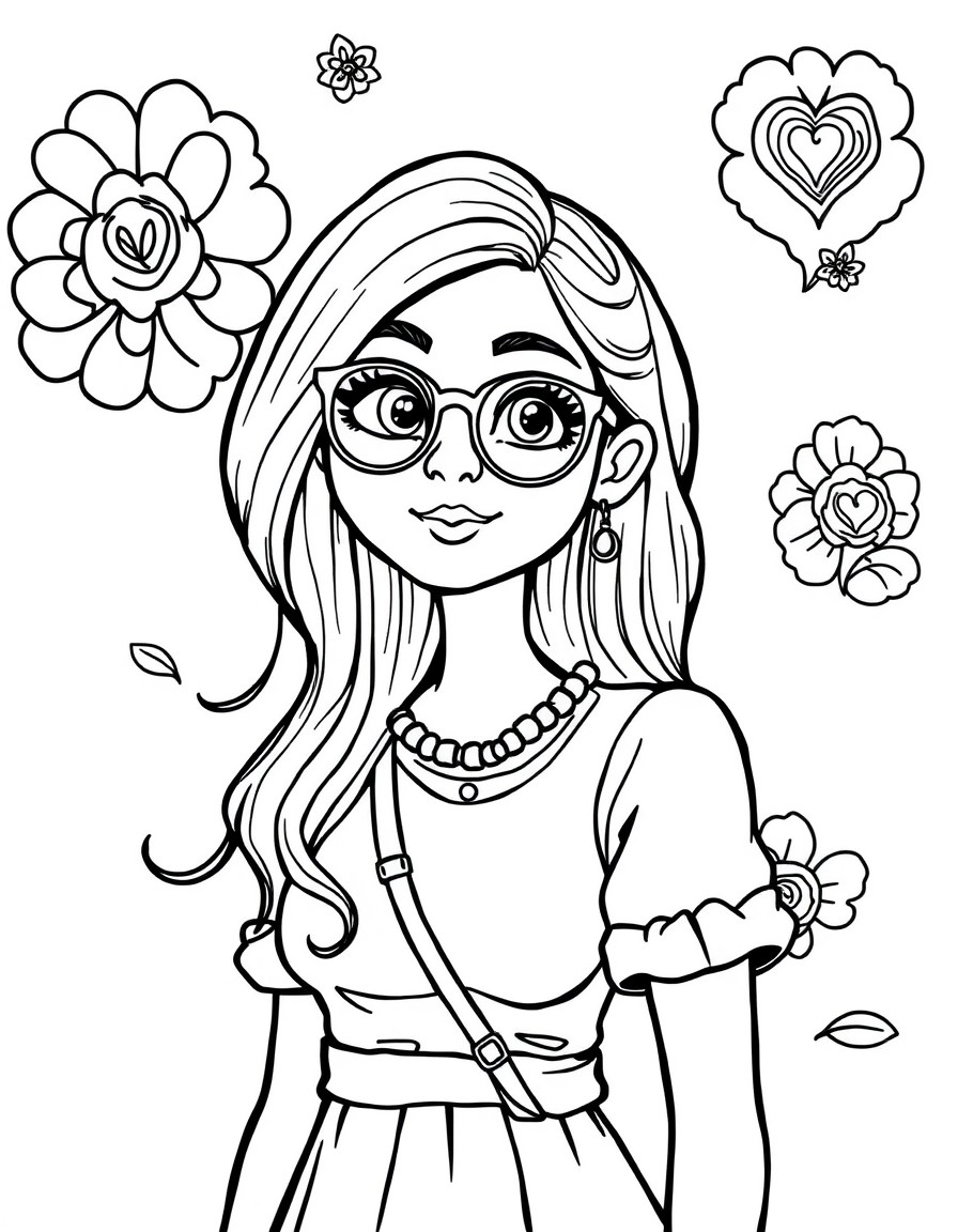 create ms.rachel coloring pages