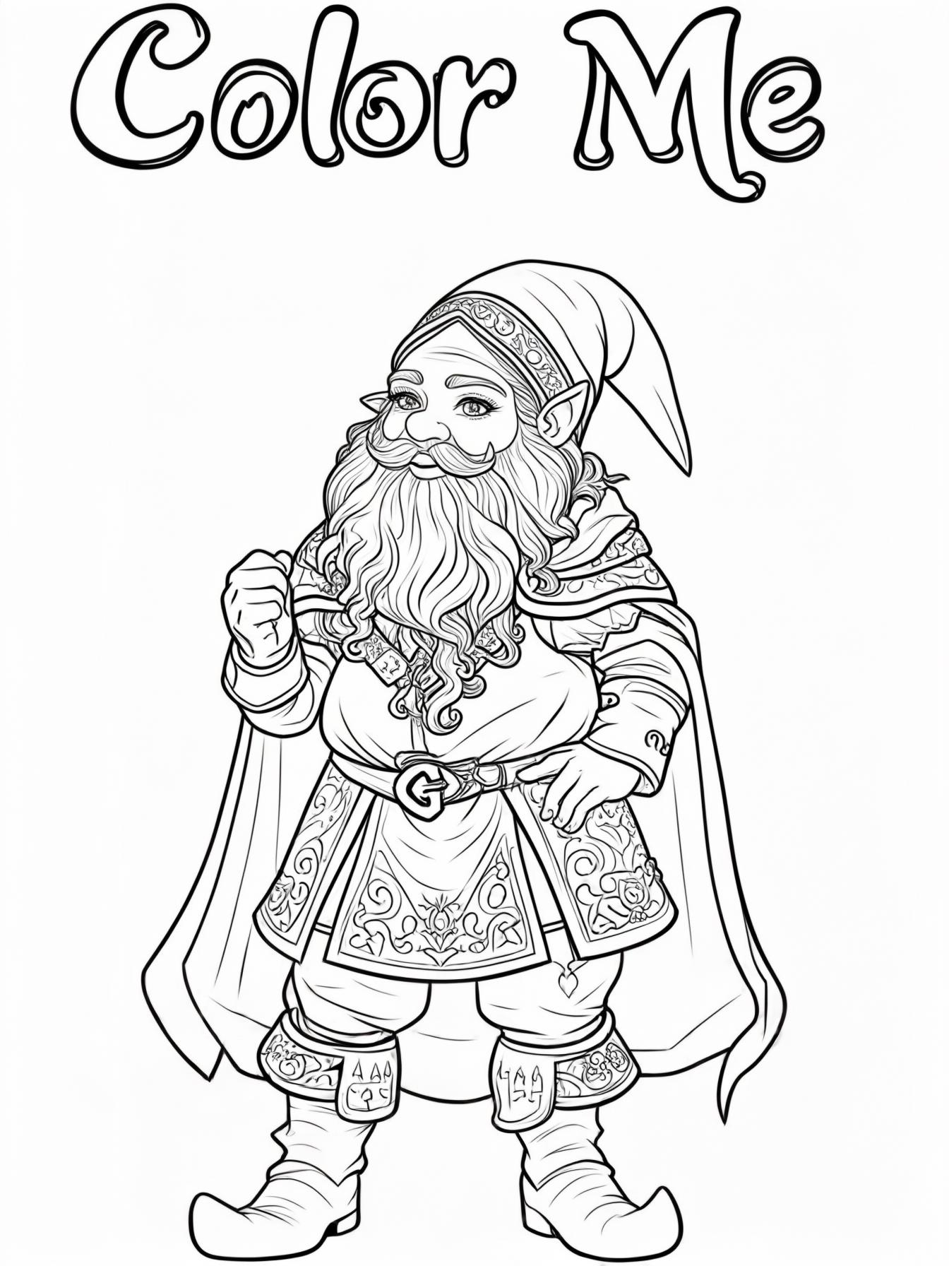 Dnd Gnome female in fancy clothes
