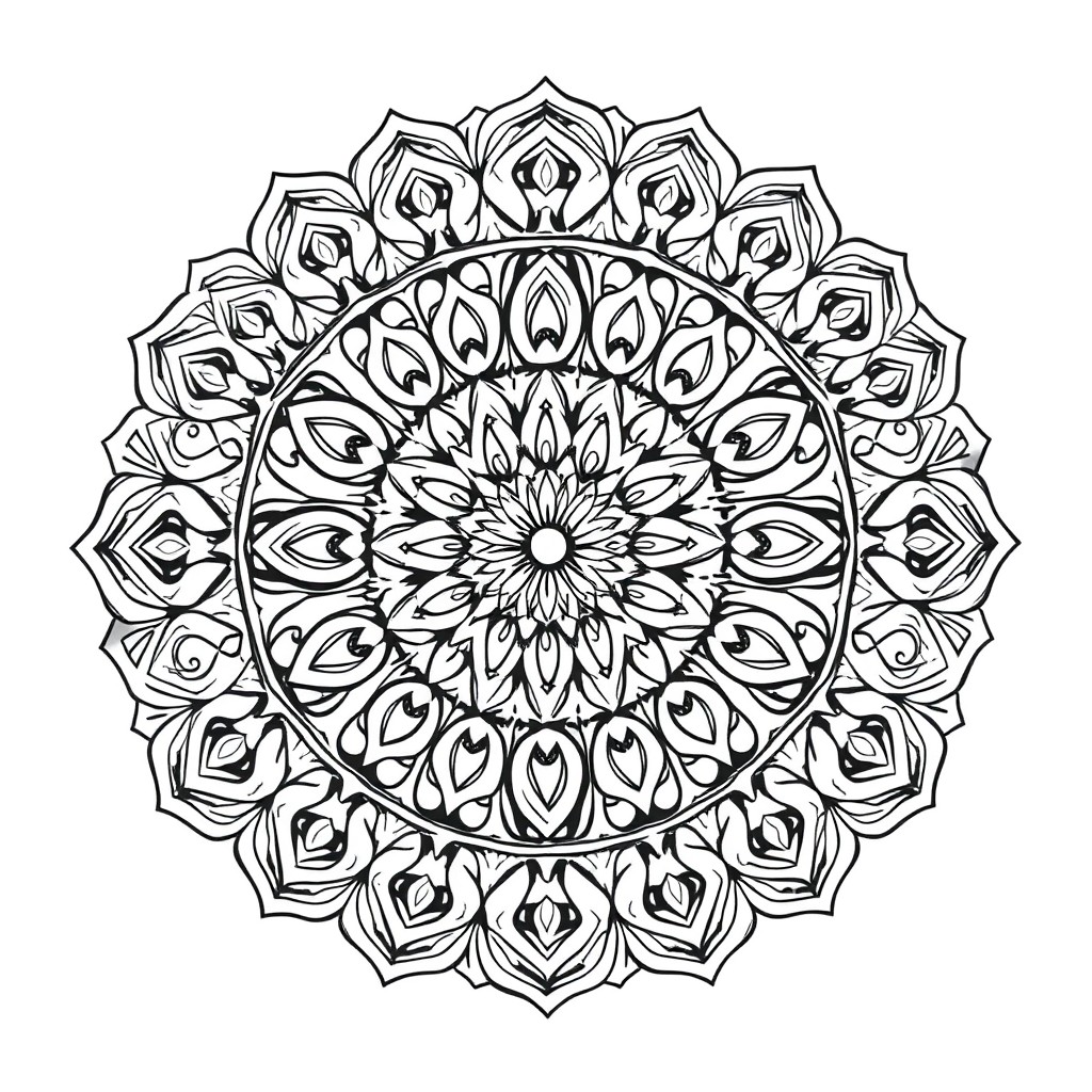 Celtic mandala background