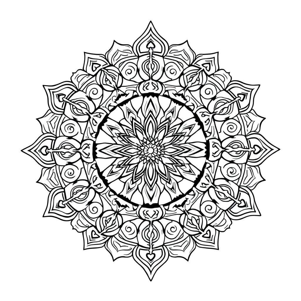 Celtic mandala background