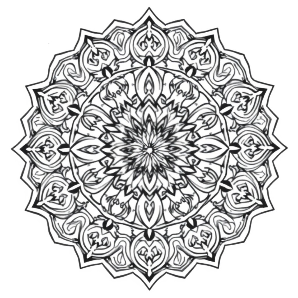 Celtic mandala background