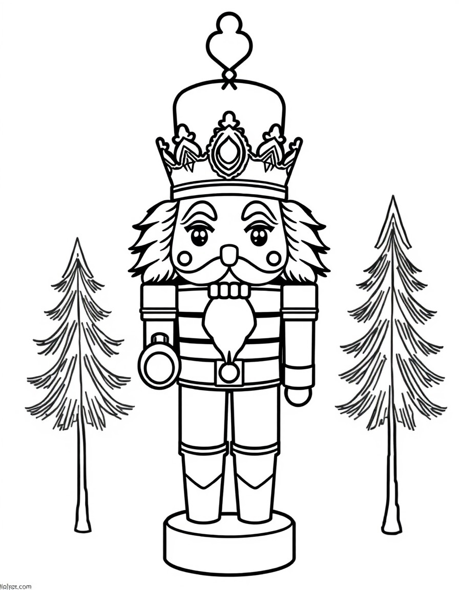 A crowned Nutcracker