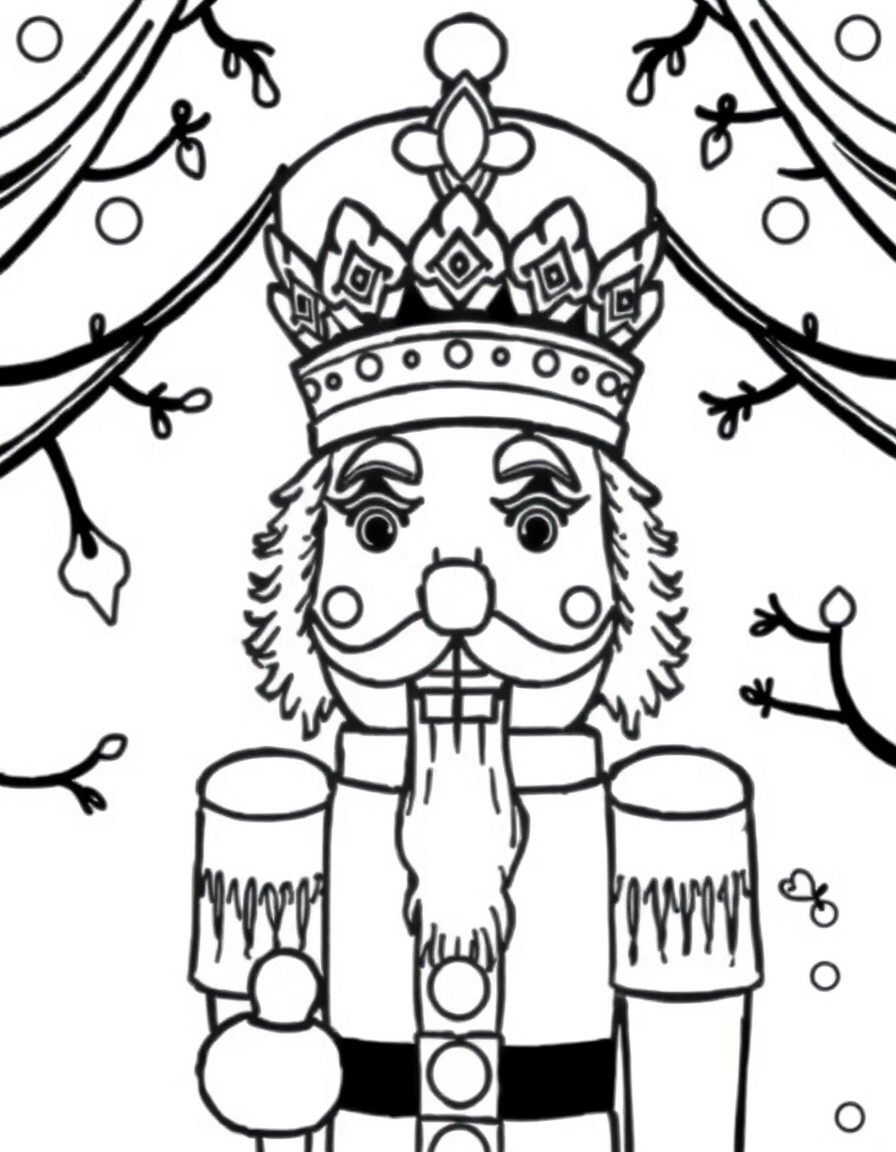 A crowned Nutcracker