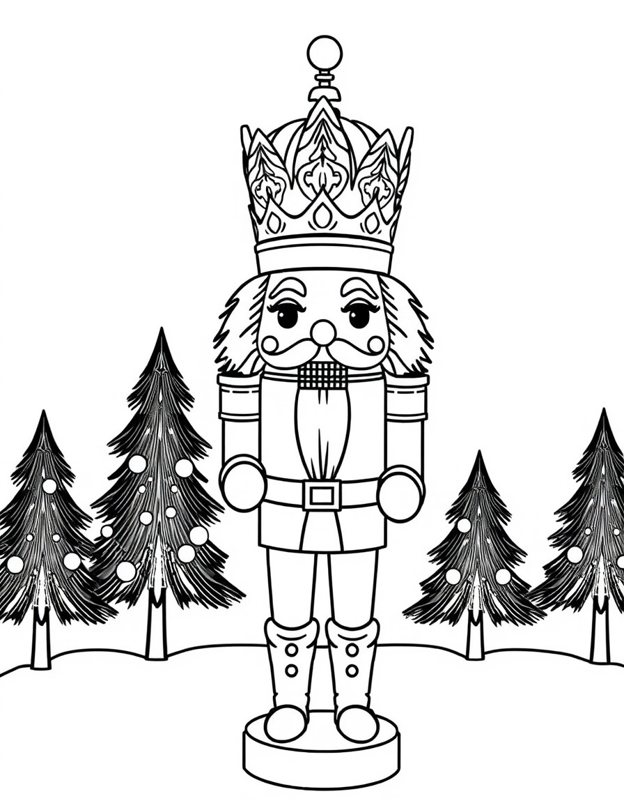 A crowned Nutcracker