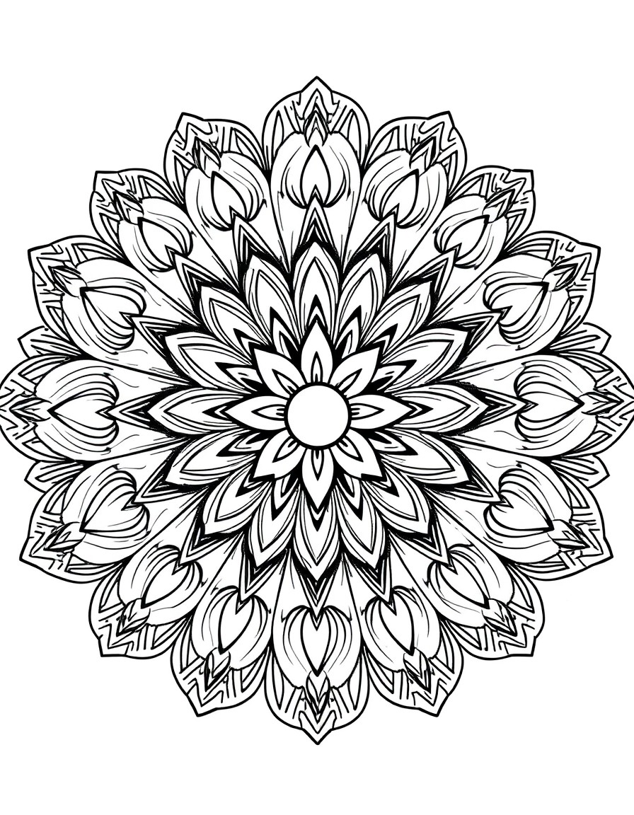Flower mandala