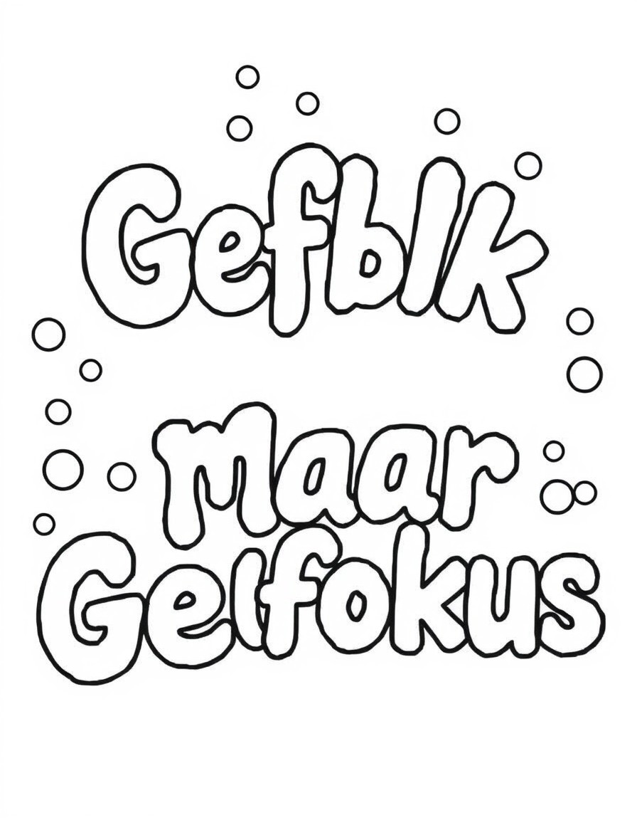 Bubbly words of Gefok Maar Gefokus