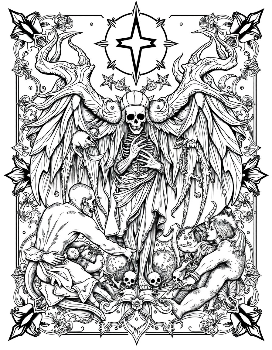 Life death ambligram