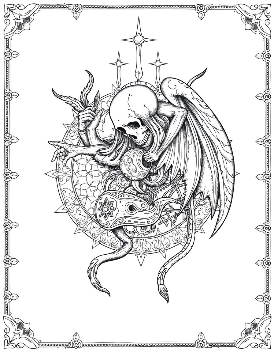 Life death ambligram