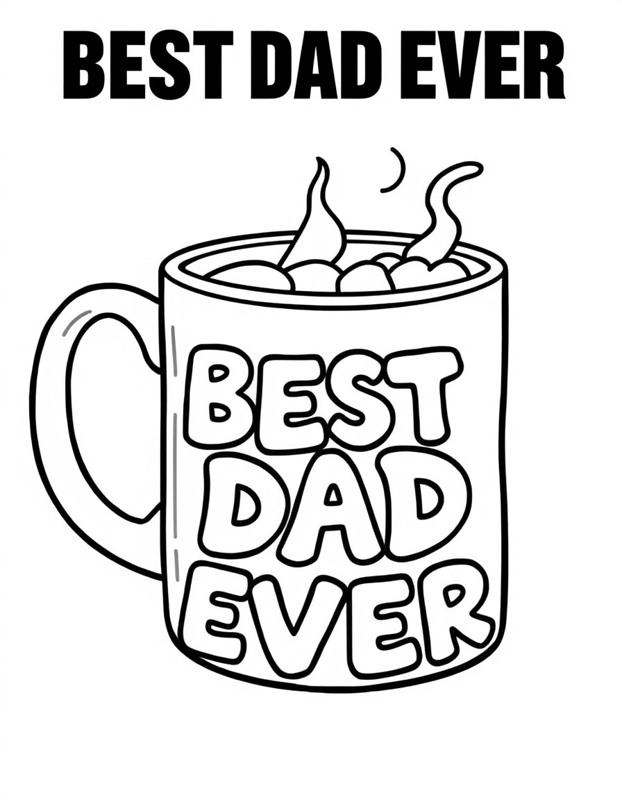 BEST DAD EVER mug