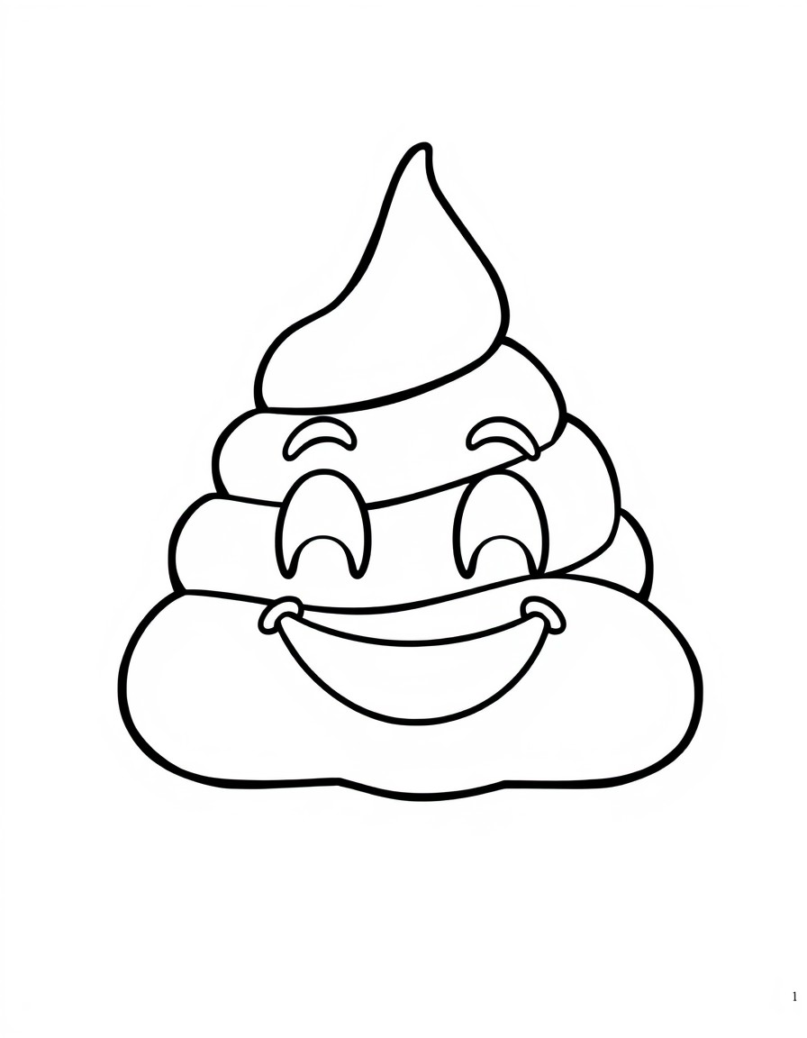 smiling poop emoji