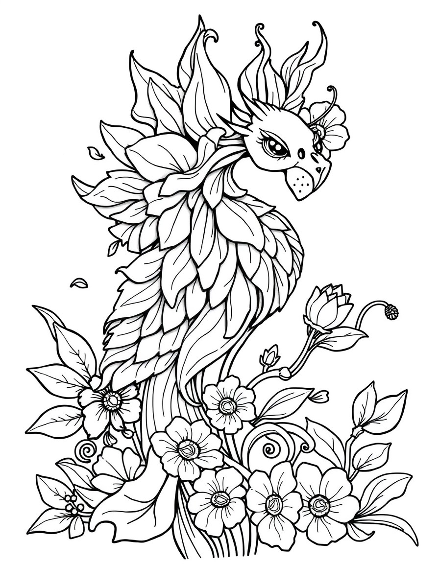 Generate a beautiful picture flowing