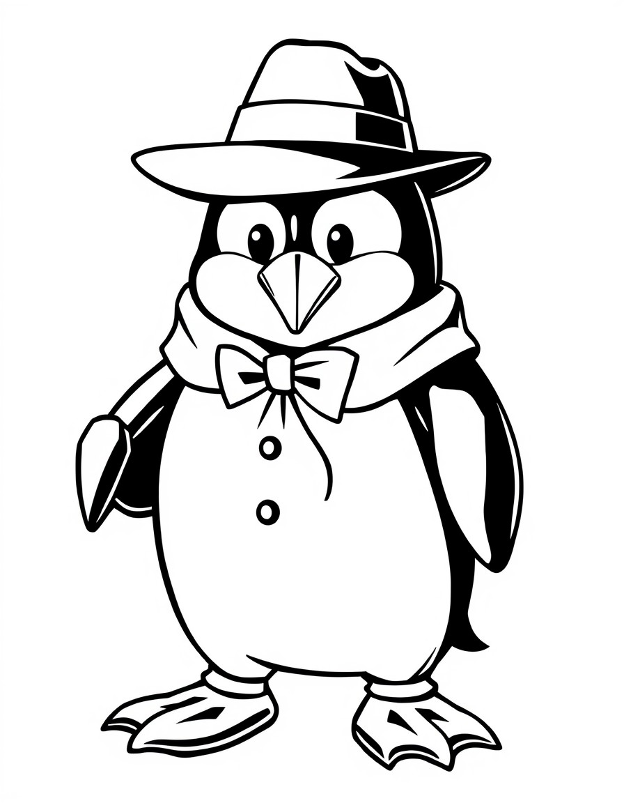 Film noir penguin detective