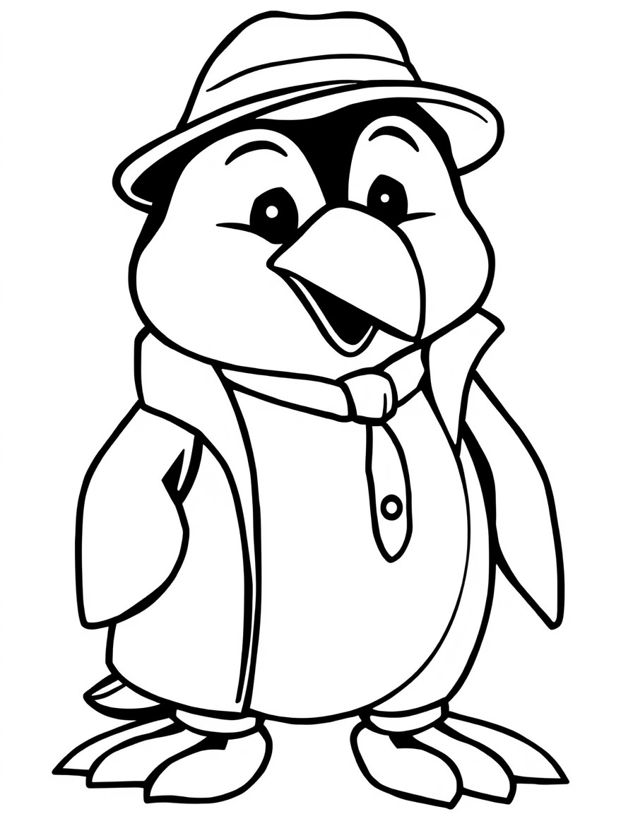 Film noir penguin detective