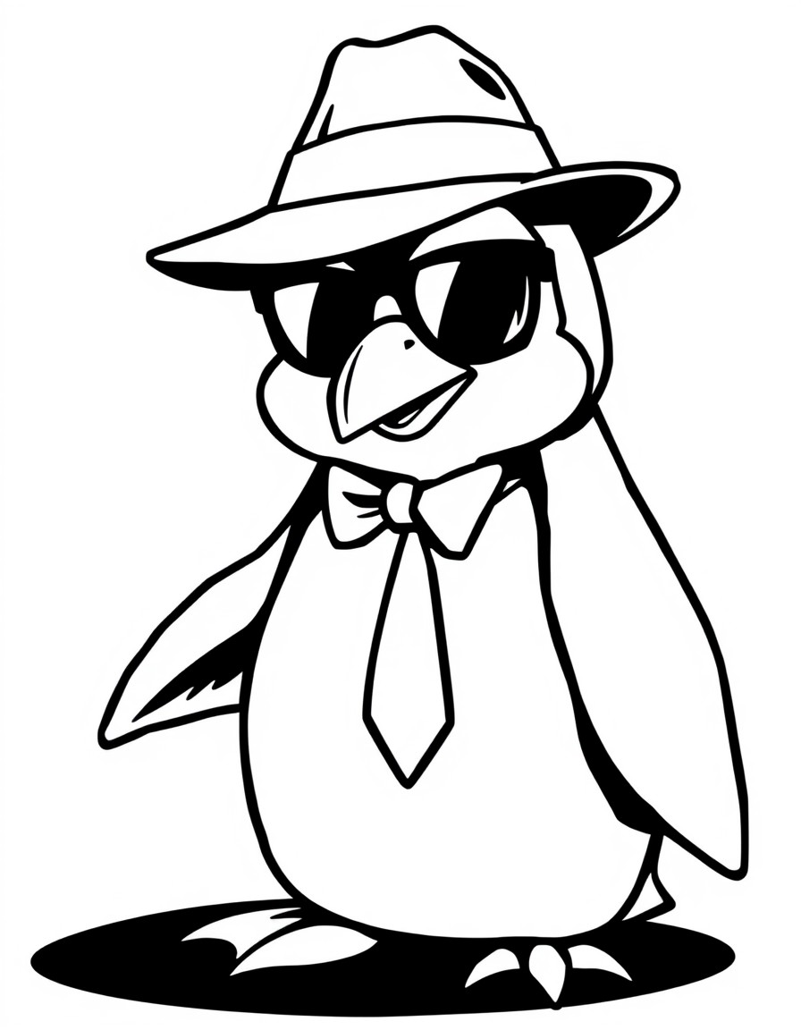 Film noir penguin detective