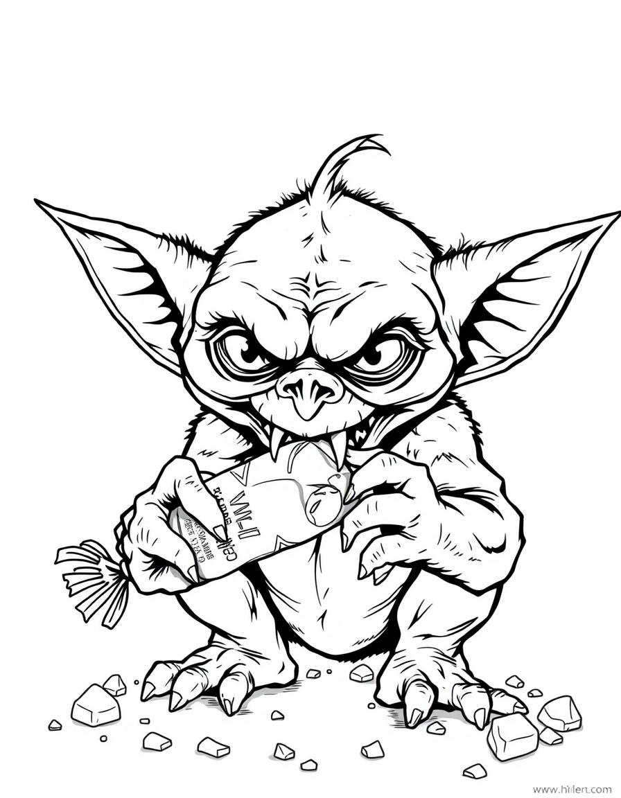 Creepy Creatures Coloring Pages - Cool Coloring Pages