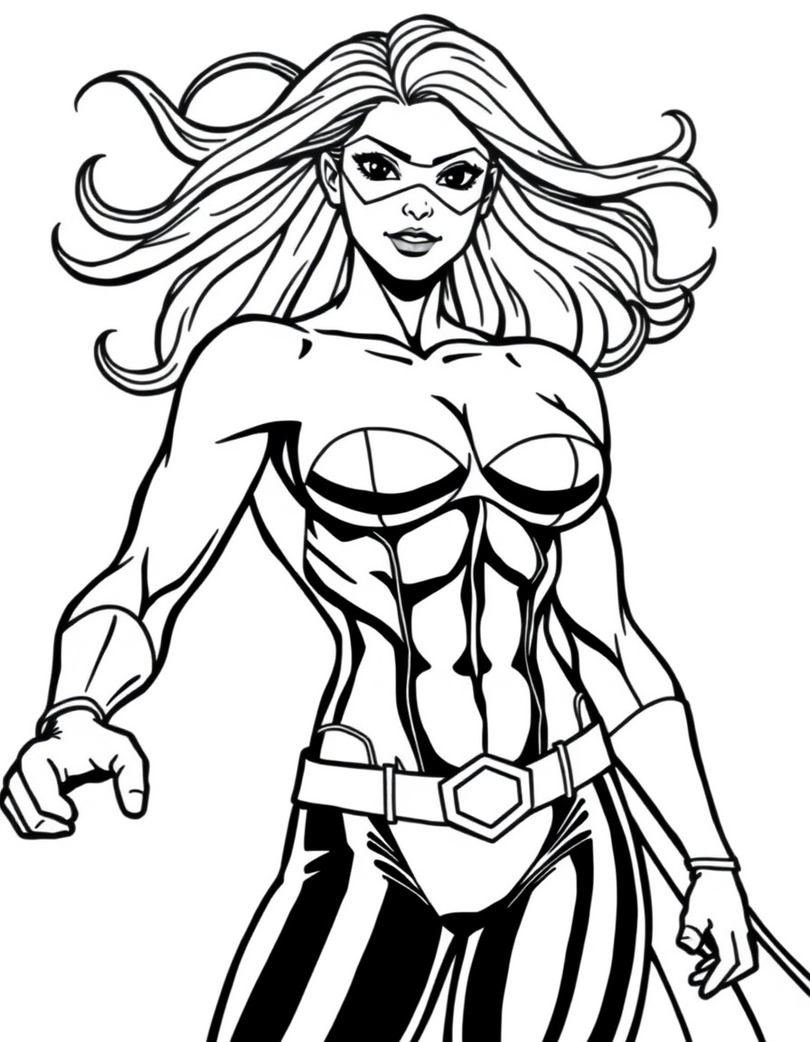 superheroine topless