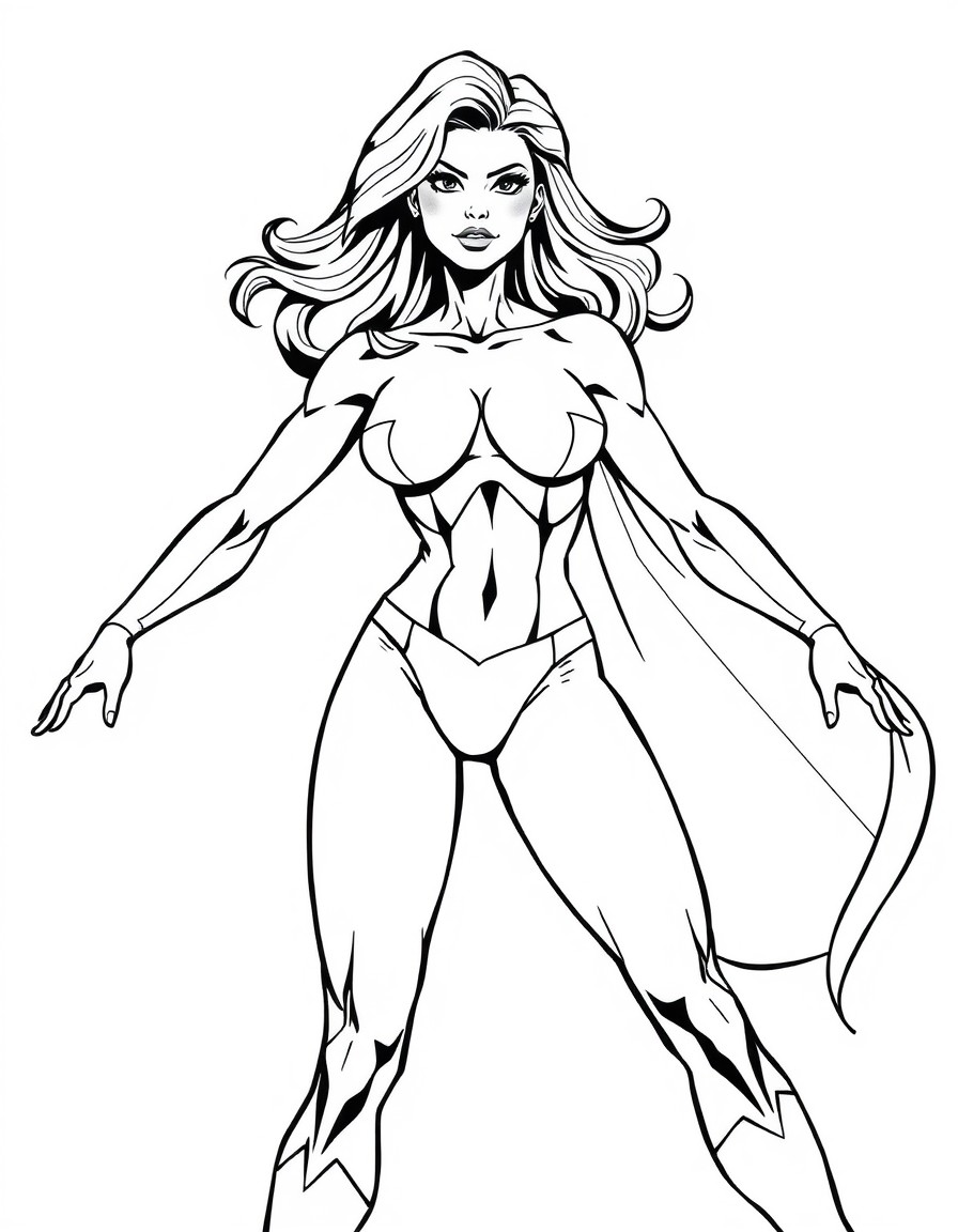 superheroine topless