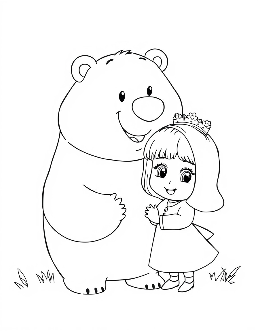 Russian cartoon Masha and the Bear