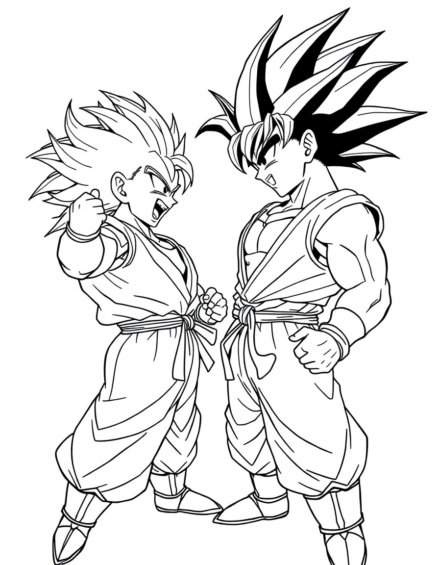 GOKU VS VEGETA