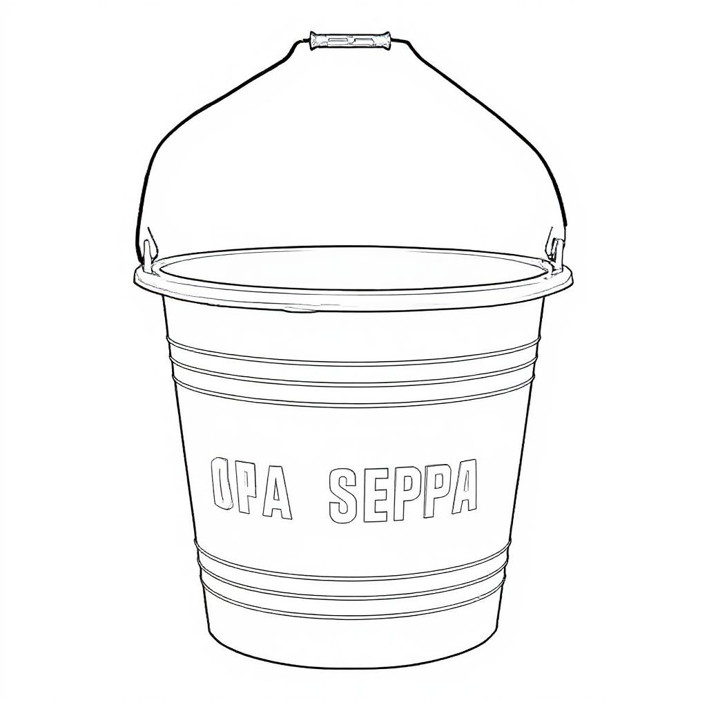 Make this a high-quality black and white COLORING PAGE with white background, only black lines, NO big gray areas, and clear, thick bold outlines, well-defined shapes, and clean edges. Remove all shad