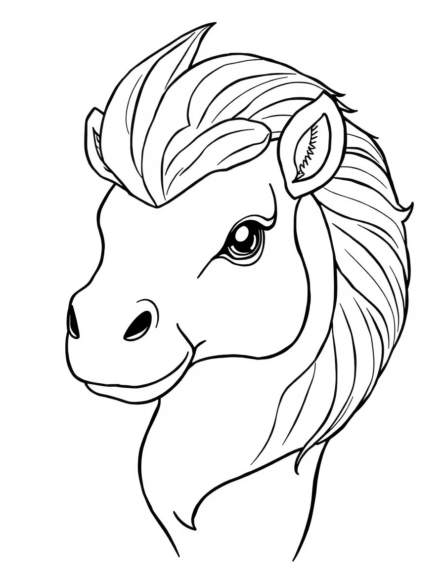 Creame una Jirafa para colorear