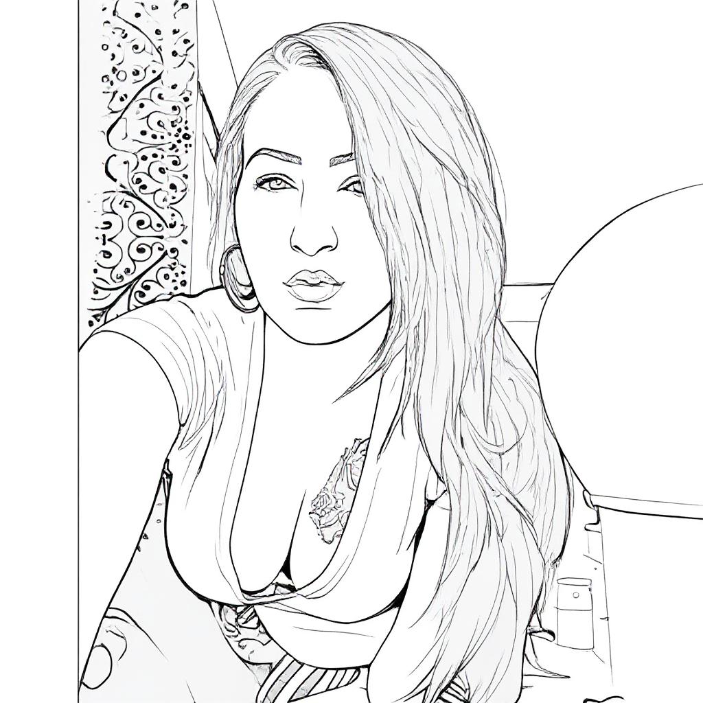 Make this a high-quality black and white COLORING PAGE with white background, only black lines, NO big gray areas, and clear, thick bold outlines, well-defined shapes, and clean edges. Remove all shad