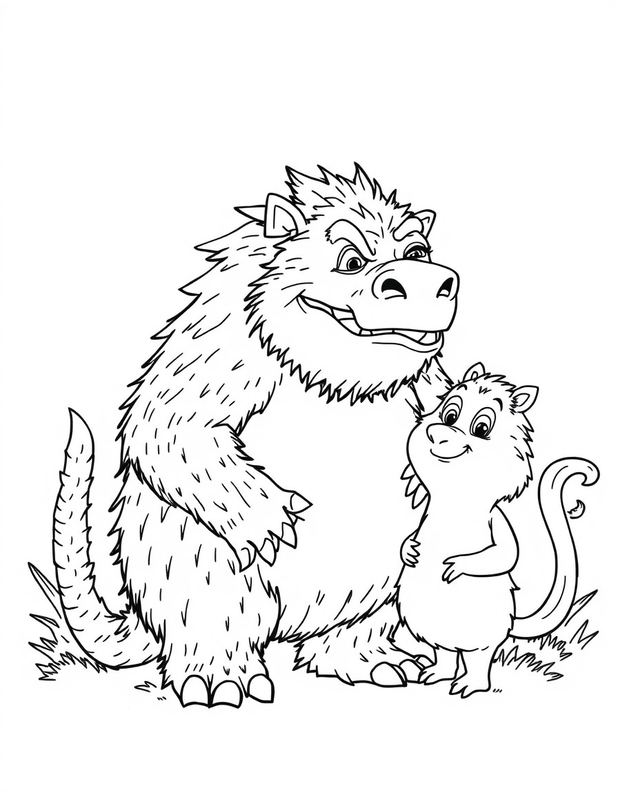 The Gruffalo and his friends